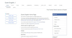 Desktop Screenshot of examenglish.com